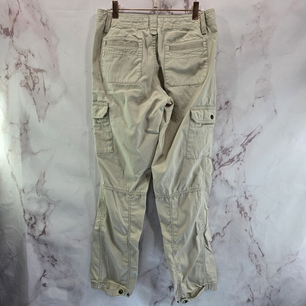 Eddie Bauer Pants Womens 4 X 30 Beige Khaki Mid Rise Ripstop Vintage Y2K